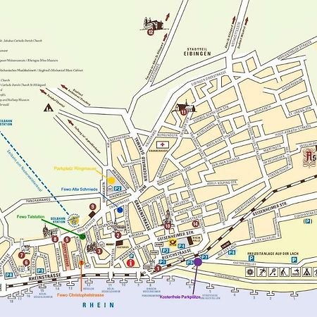 Fewo " Schmiede " Innenstadt, Ruhige Lage, Grosse Terrasse, Wlan Inkl. Ruedesheim am Rhein Luaran gambar