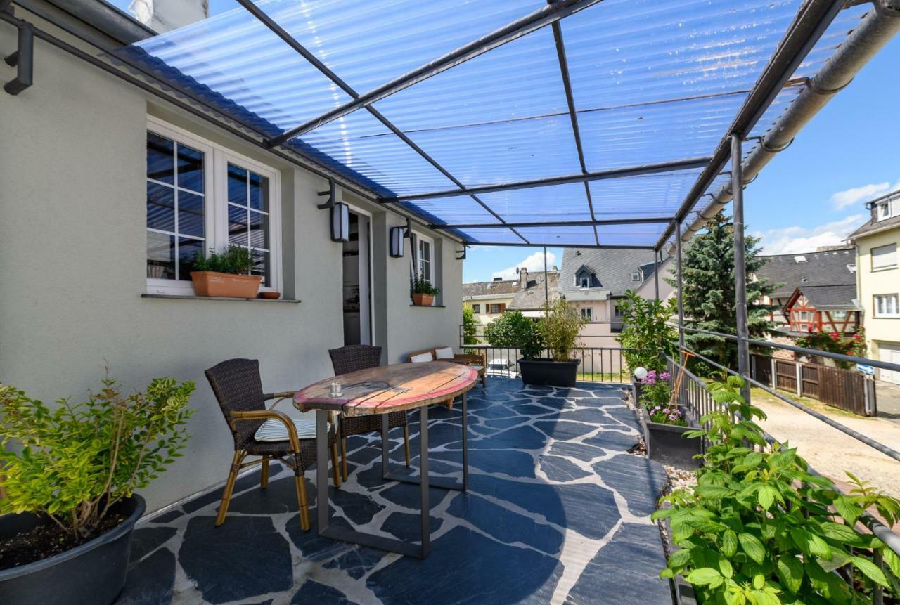 Fewo " Schmiede " Innenstadt, Ruhige Lage, Grosse Terrasse, Wlan Inkl. Ruedesheim am Rhein Luaran gambar